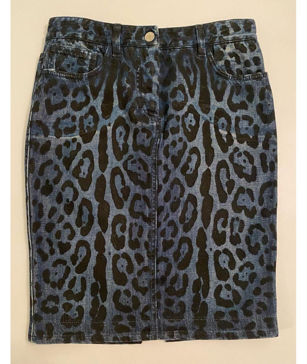DOLCE&GABBANA Мульти хлопковая юбка мини, фото 9