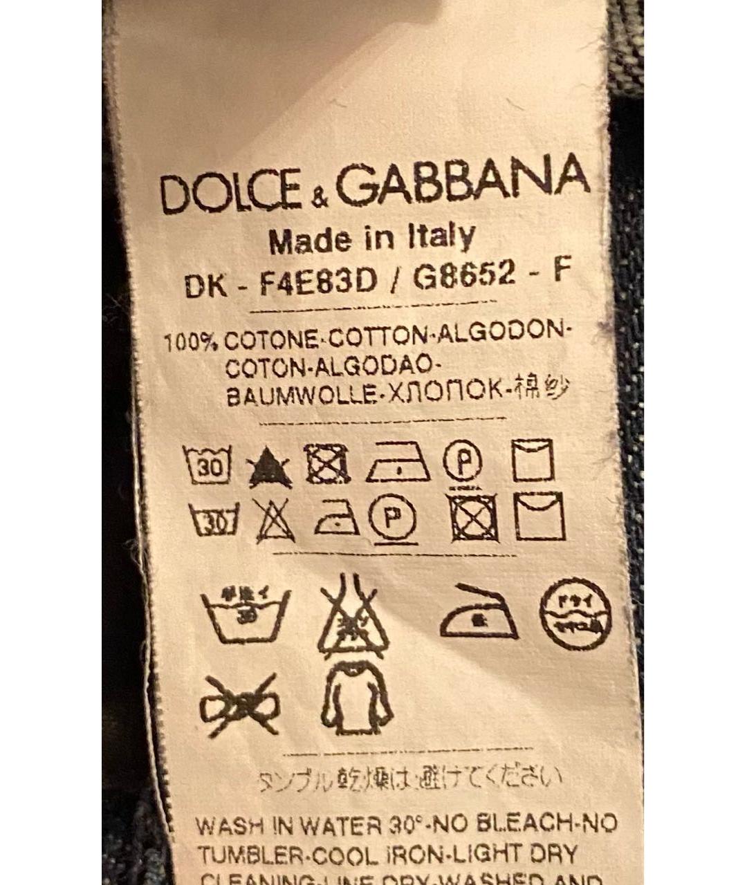 DOLCE&GABBANA Мульти хлопковая юбка мини, фото 7