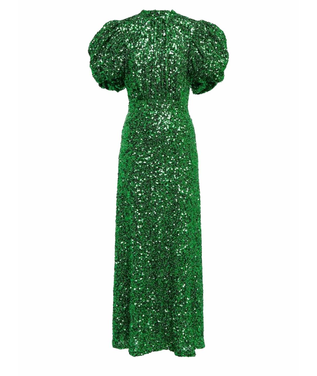 ROTATE Зеленые вечернее платье, фото 1
