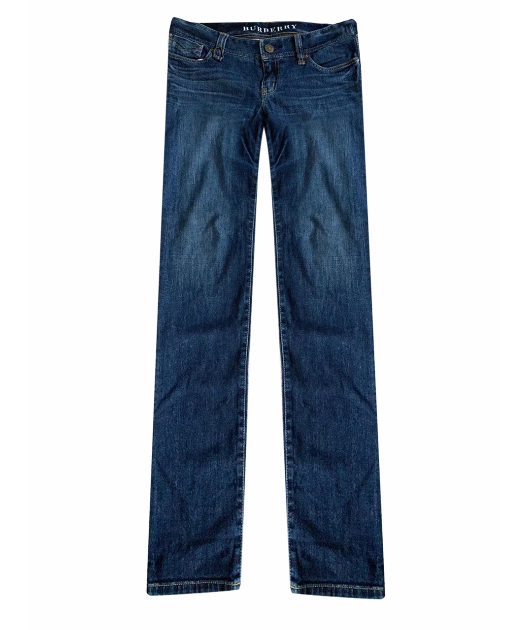 BURBERRY Темно-синие прямые джинсы, фото 1