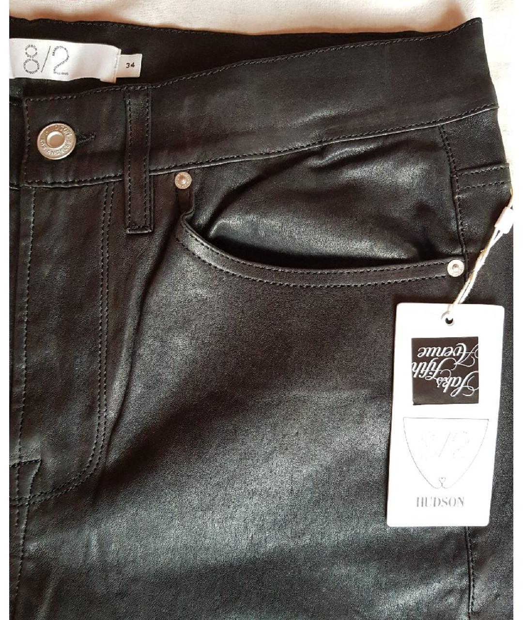 HUDSON Черные прямые джинсы, фото 4