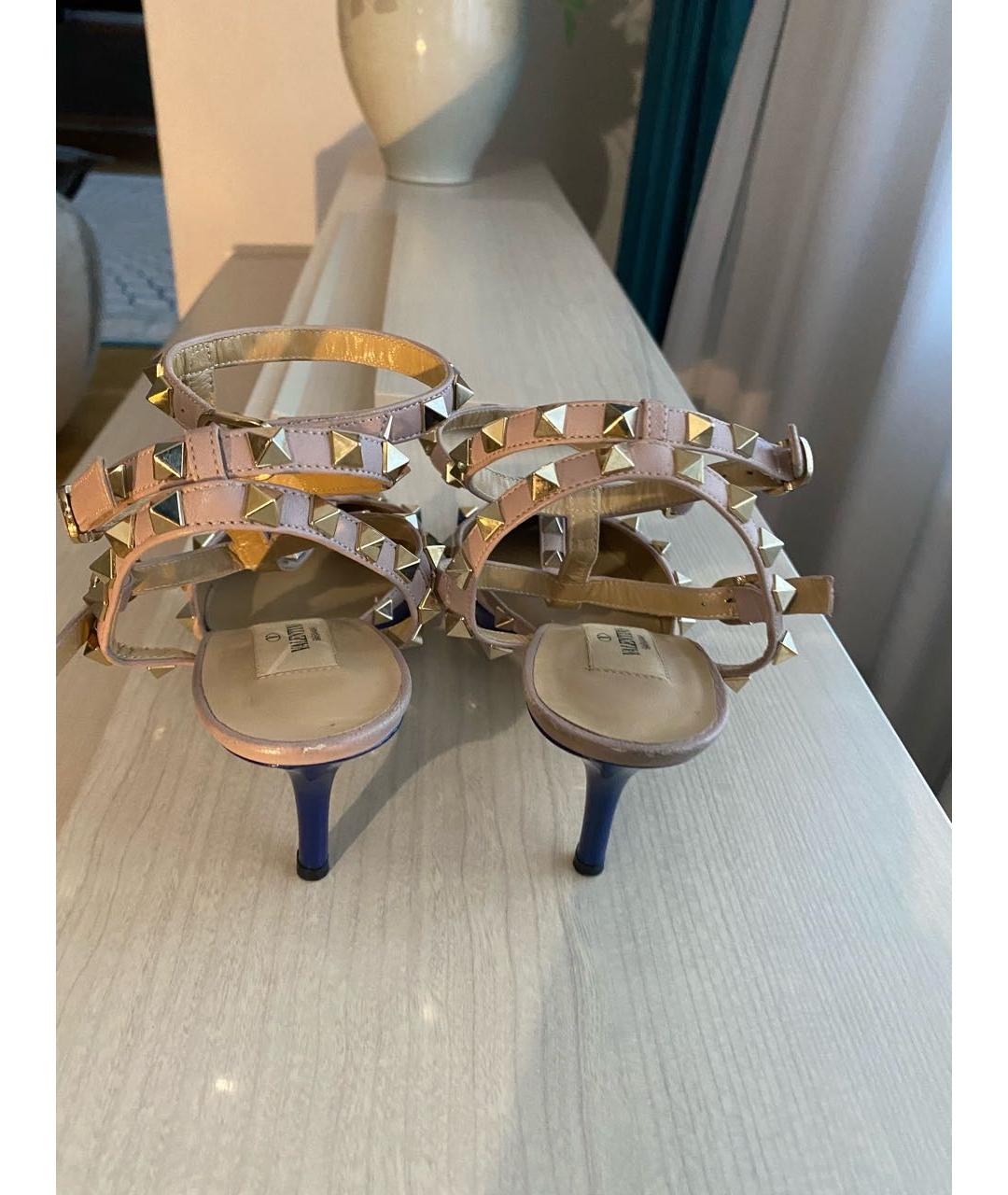 VALENTINO Синие туфли из лакированной кожи, фото 3