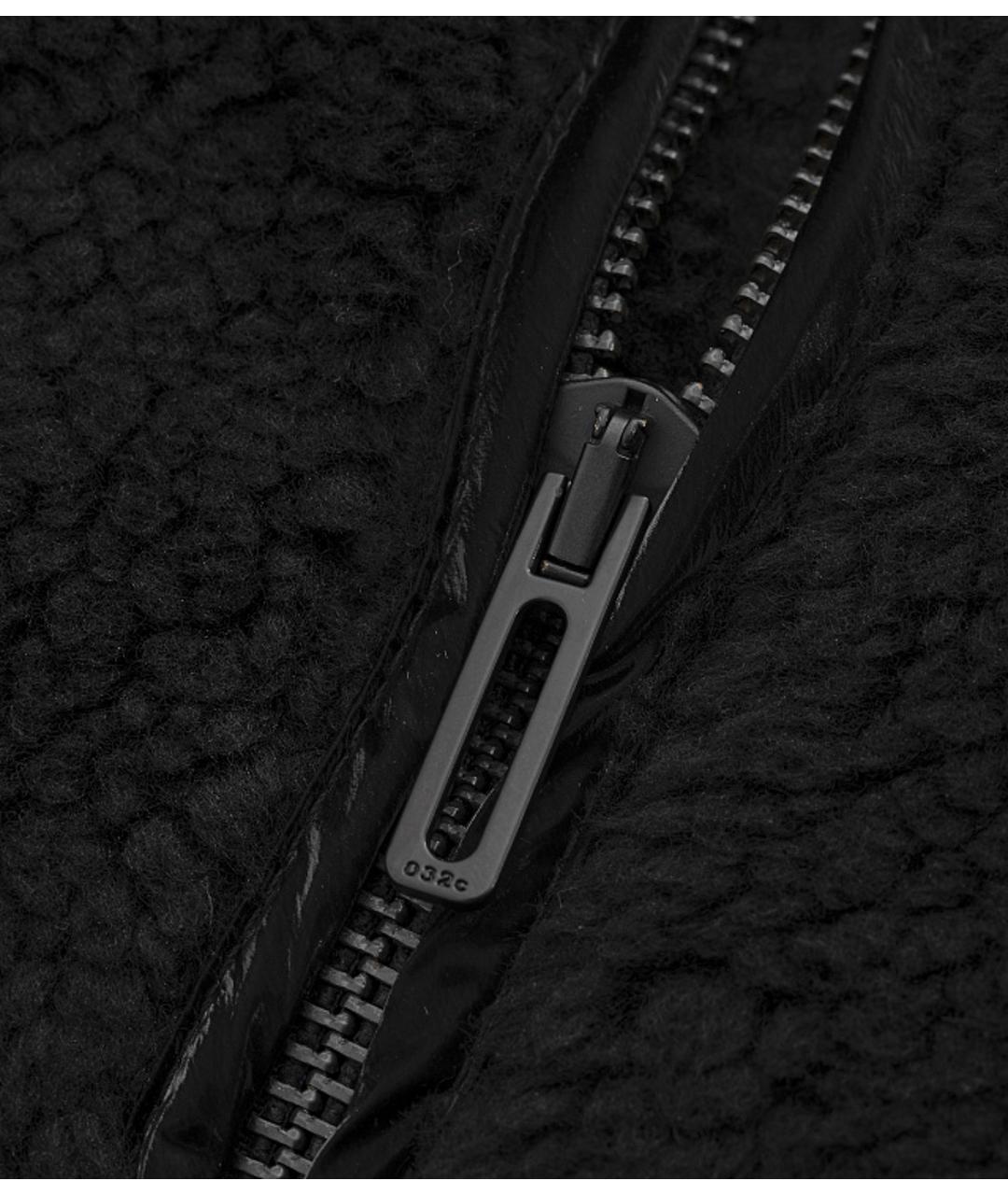 032C Черная полиэстеровая куртка, фото 4