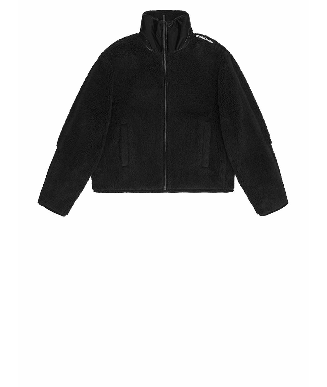 032C Черная полиэстеровая куртка, фото 1