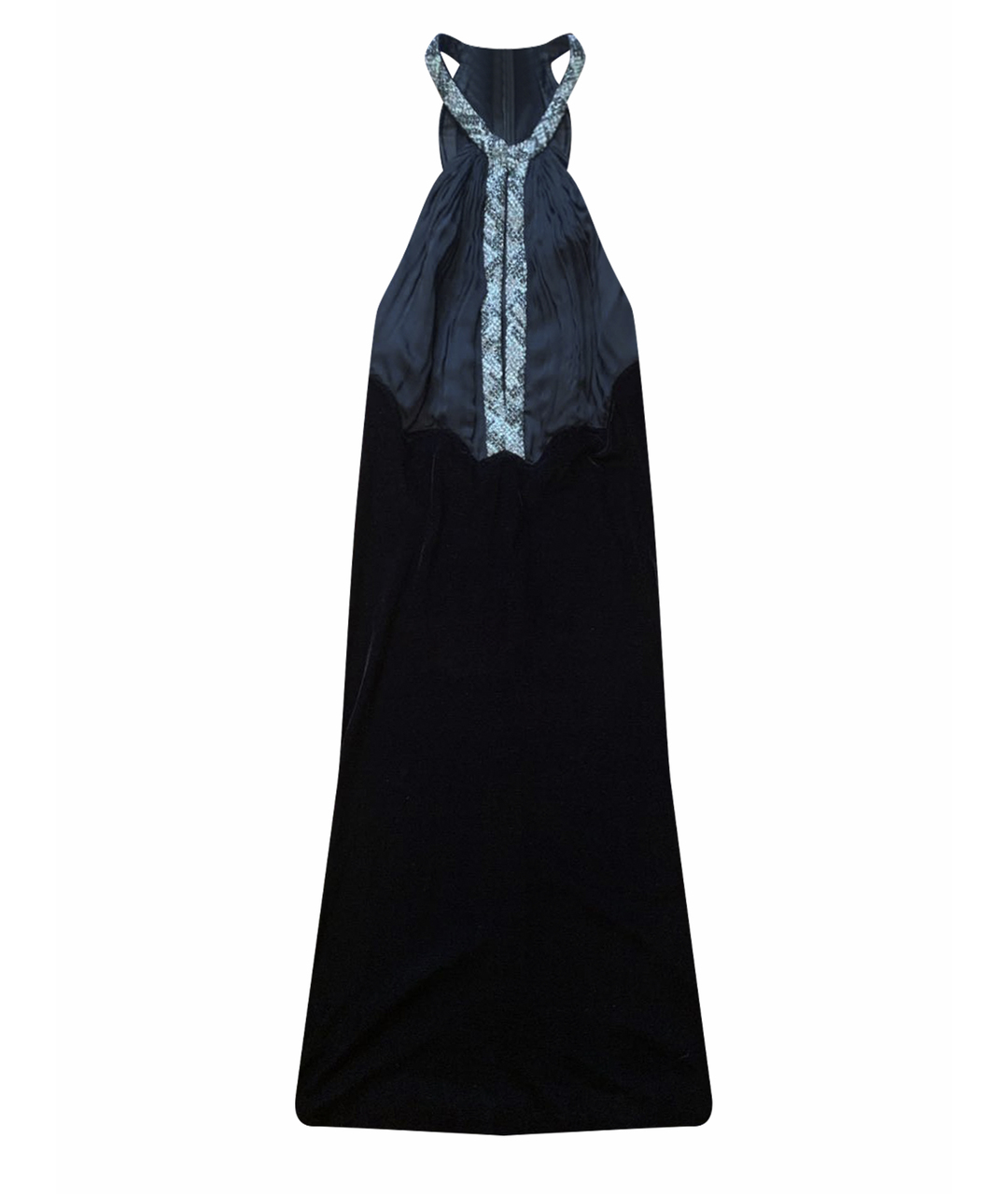 ROBERTO CAVALLI Черное вискозное вечернее платье, фото 1