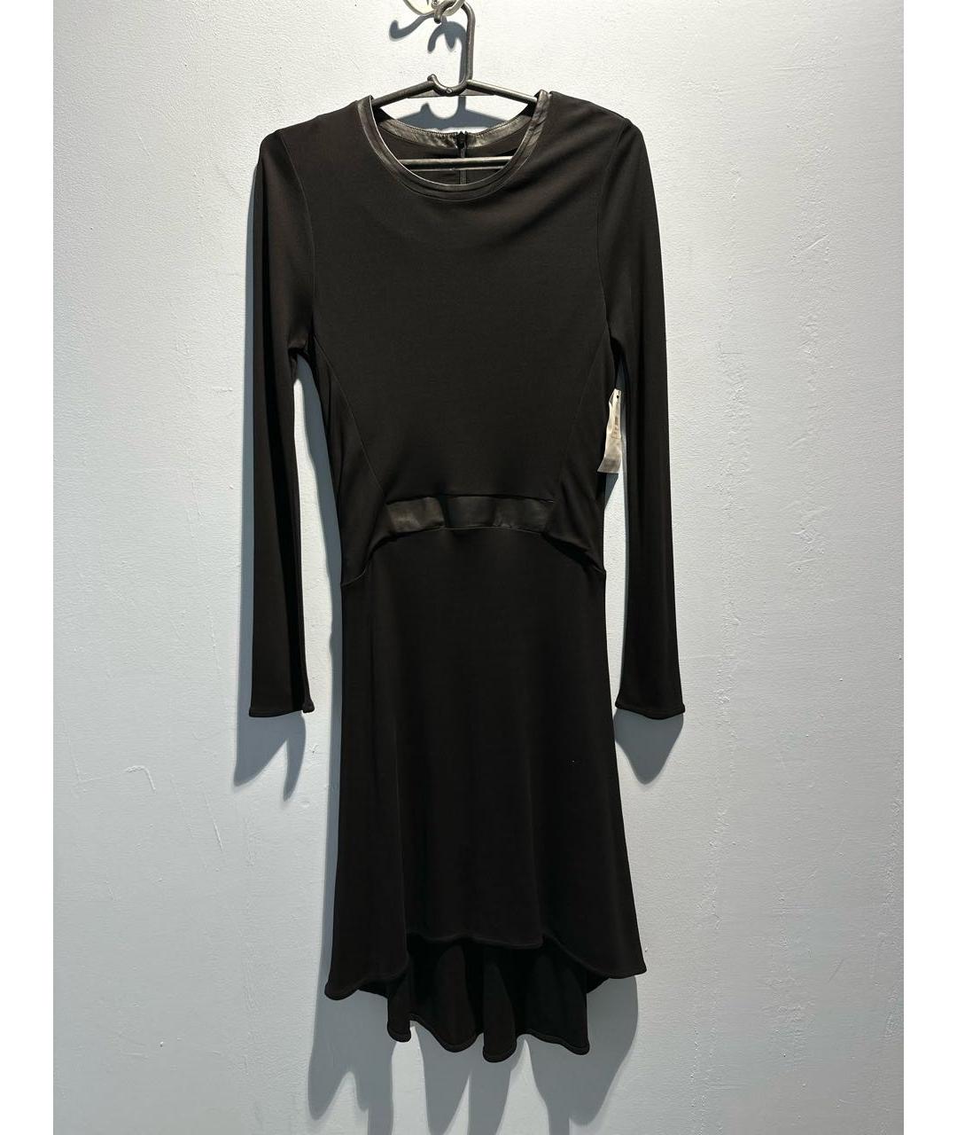 KARL LAGERFELD Черное вискозное платье, фото 6