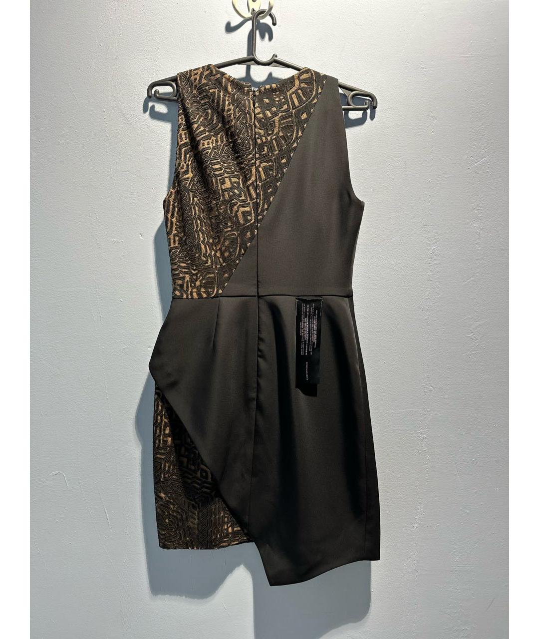 BCBG MAXAZRIA Черное полиэстеровое платье, фото 2