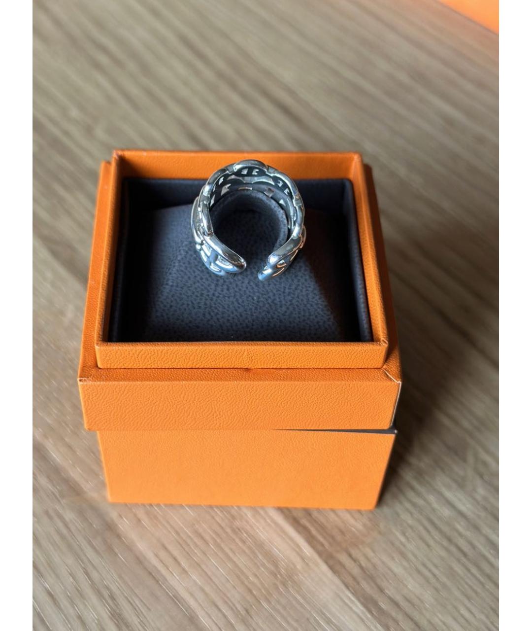 HERMES Серебряное кольцо, фото 3