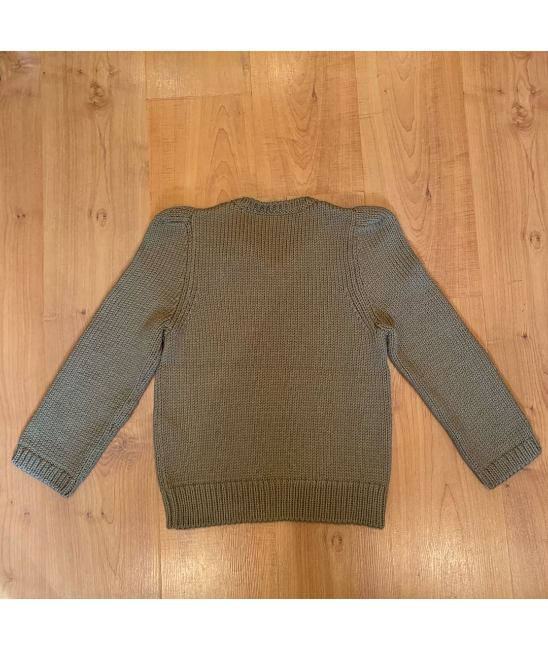 LOUIS VUITTON PRE-OWNED Коричневый шерстяной джемпер / свитер, фото 2