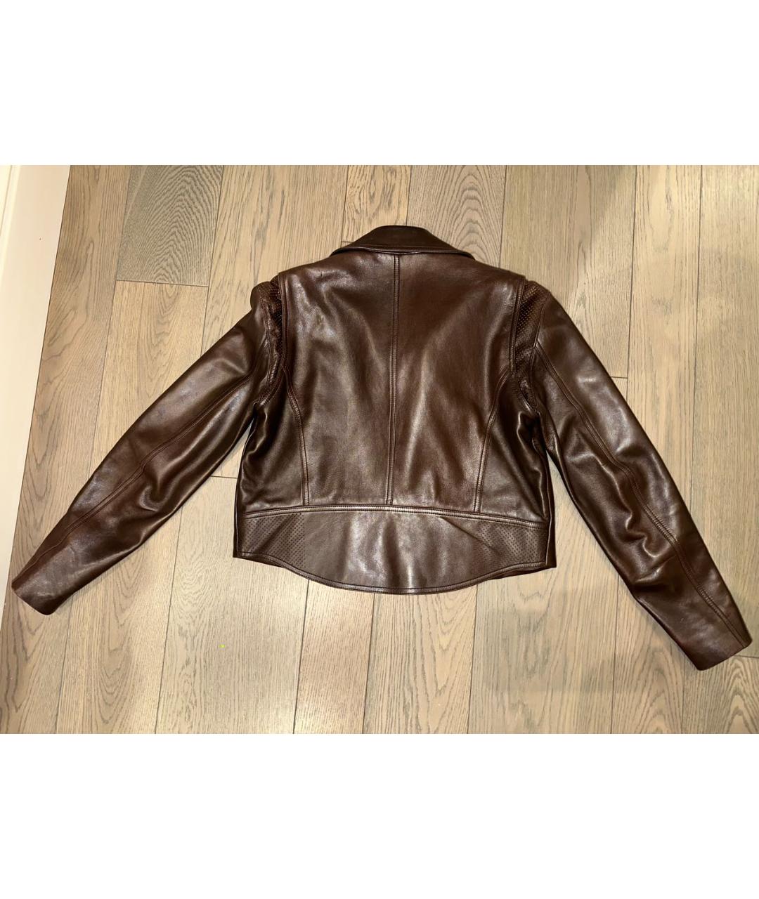YVES SAINT LAURENT VINTAGE Коричневая кожаная куртка, фото 2
