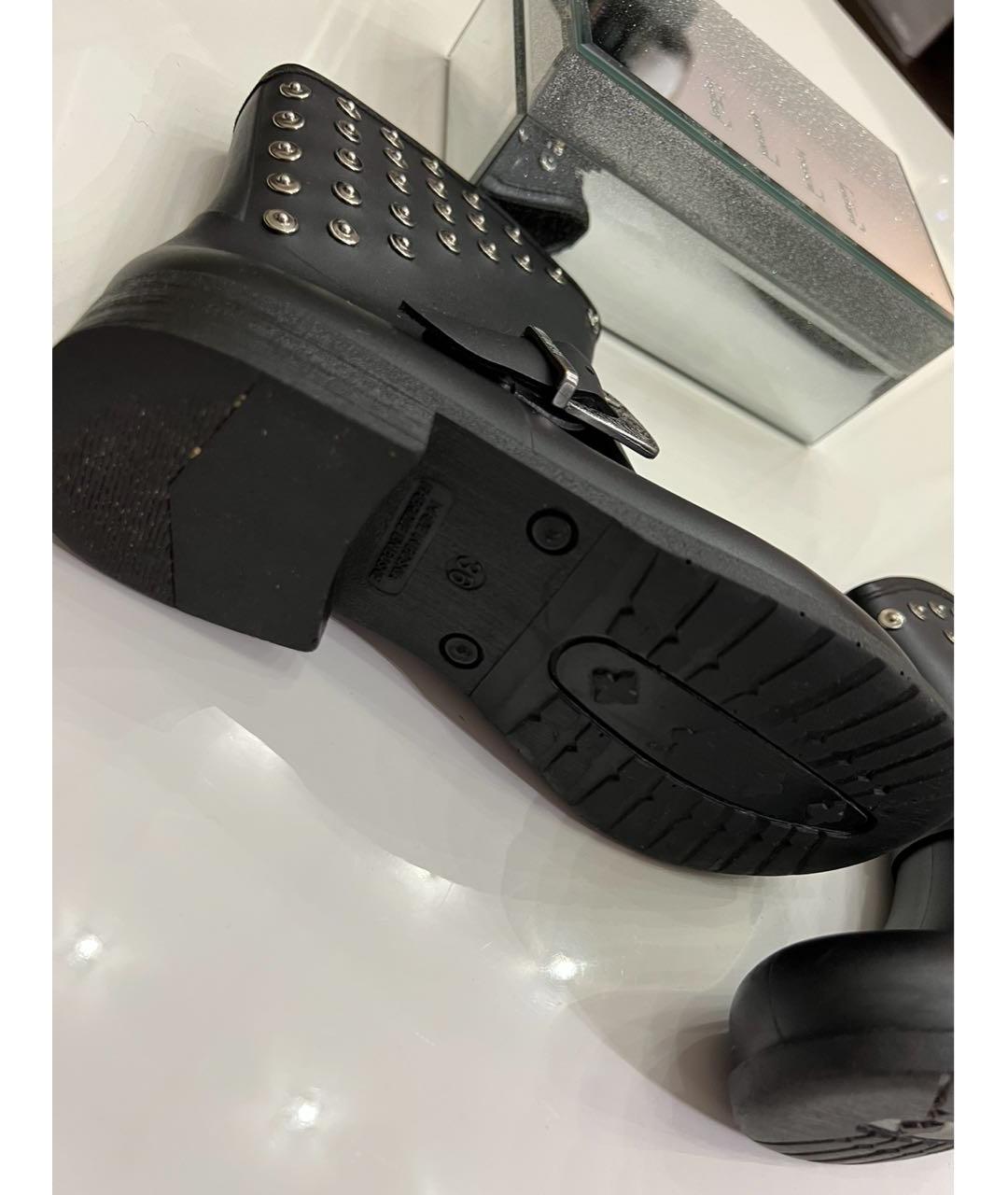 DIESEL Черные резиновые ботинки, фото 6