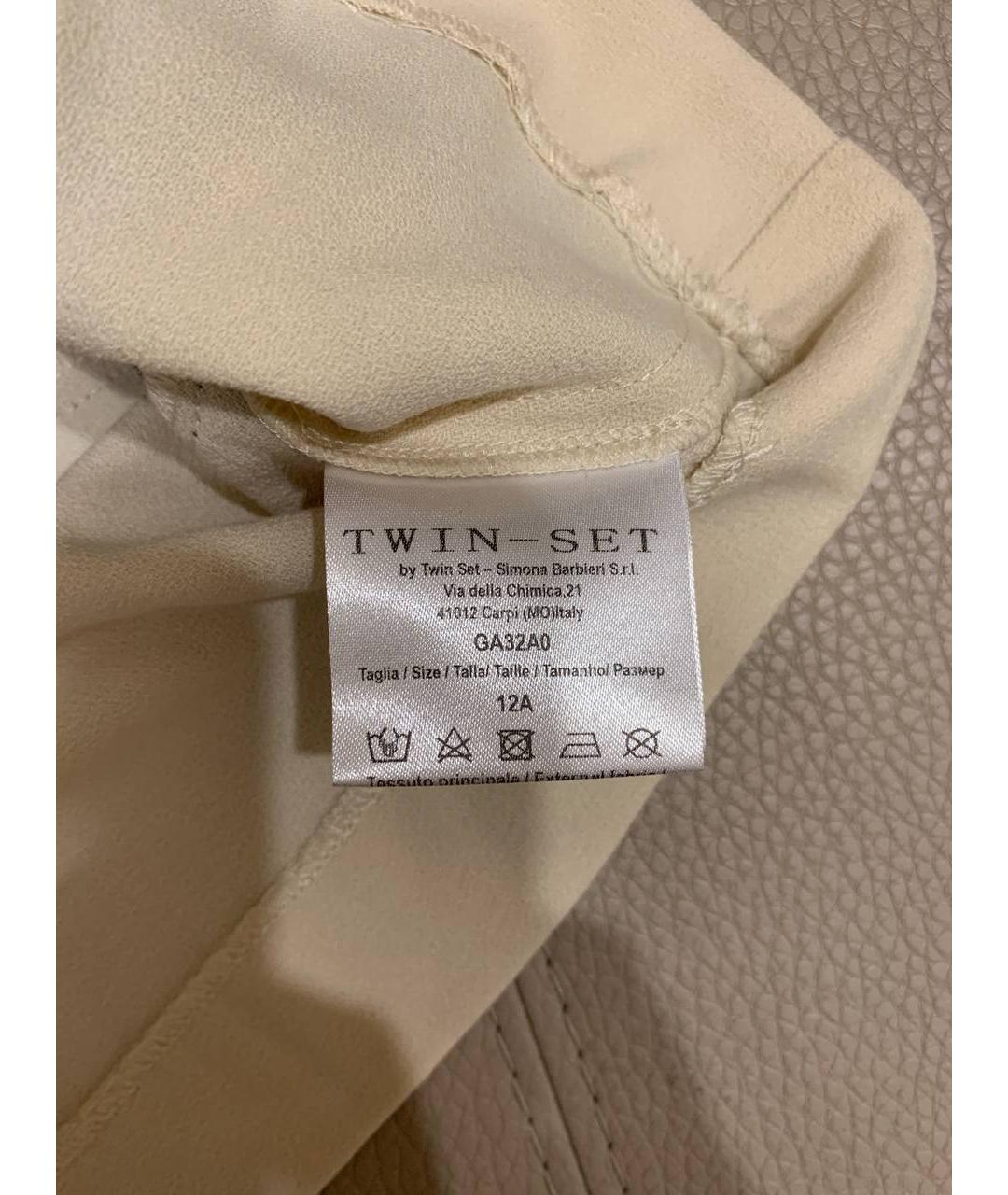 TWIN-SET Бежевая рубашка/блузка, фото 6