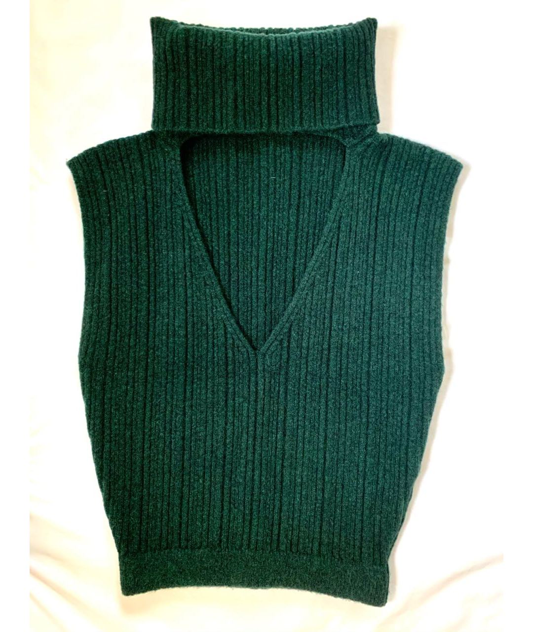 JACQUEMUS Зеленый шерстяной джемпер / свитер, фото 7