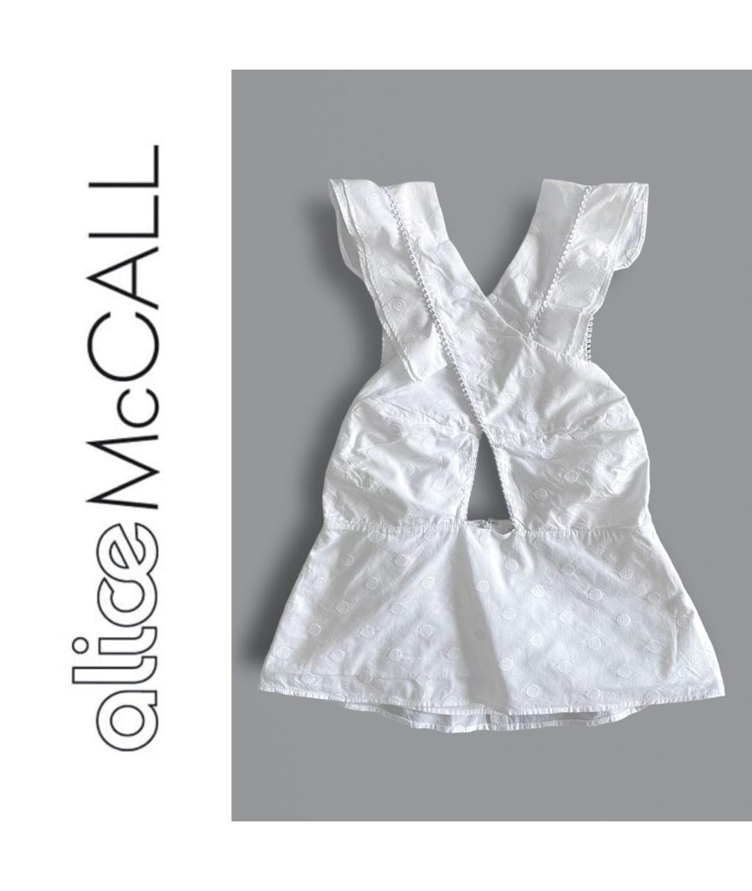 ALICE MCCALL Белая хлопковая блузы, фото 9