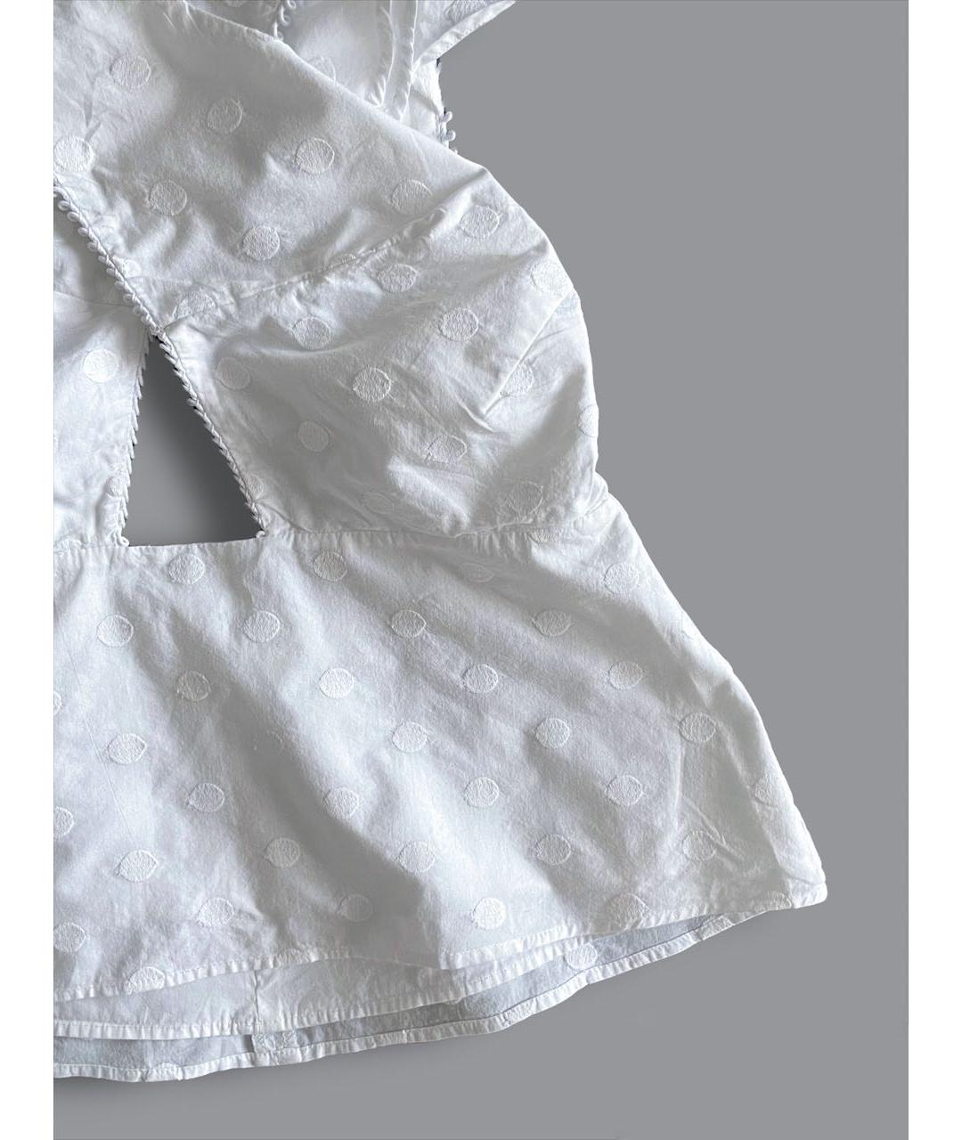 ALICE MCCALL Белая хлопковая блузы, фото 4