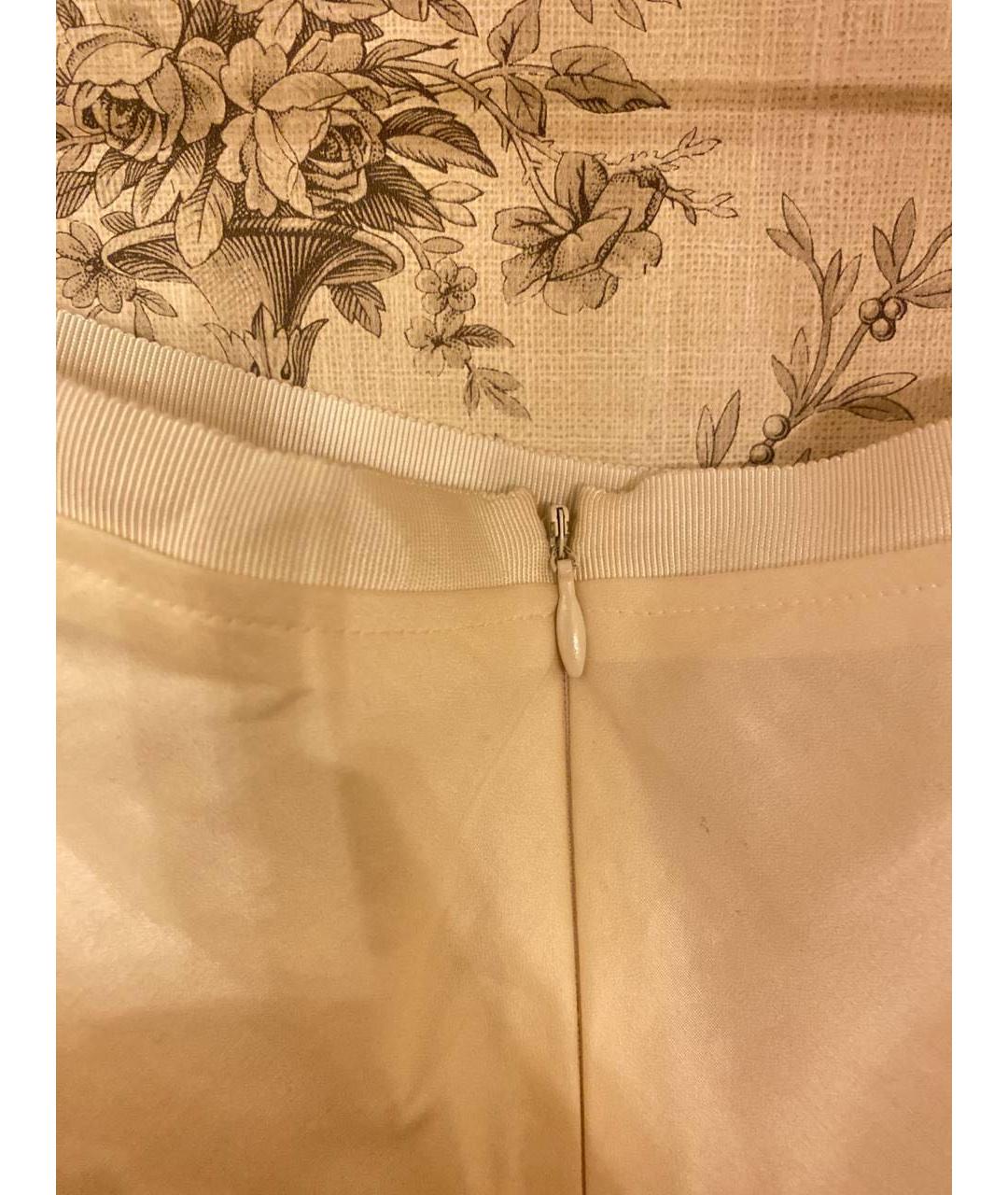CHLOE Белая хлопковая юбка мини, фото 4