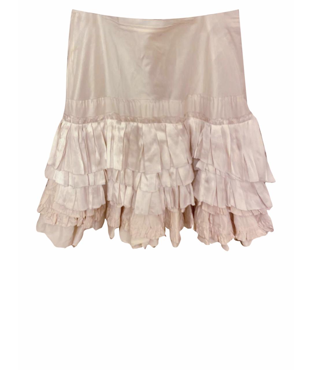 CHLOE Белая хлопковая юбка мини, фото 1