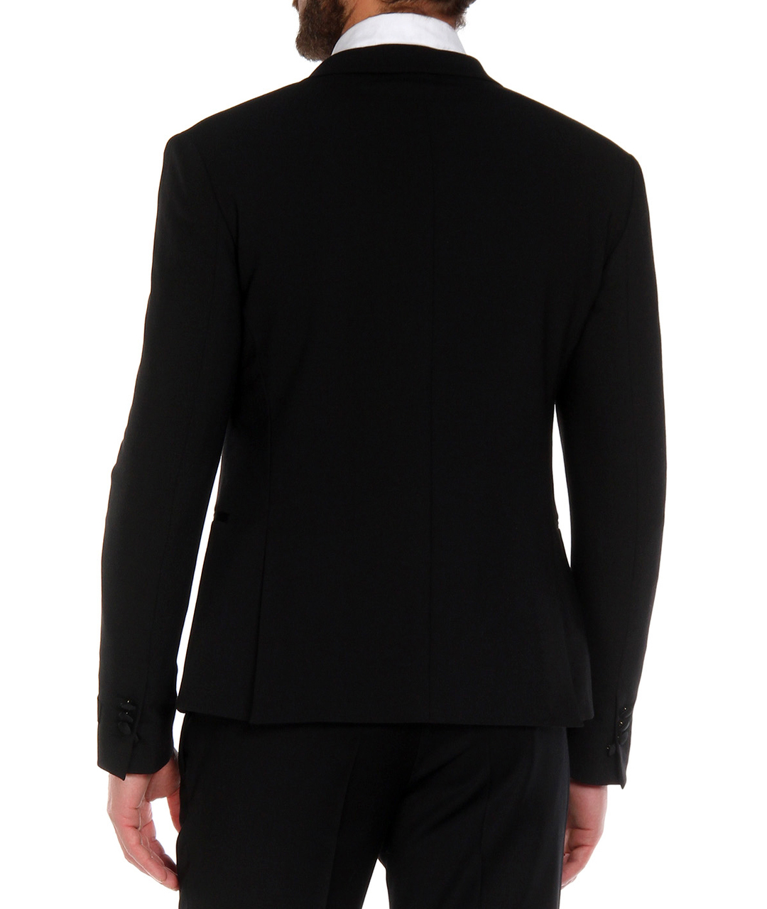 NEIL BARRETT Черный шерстяной пиджак, фото 3