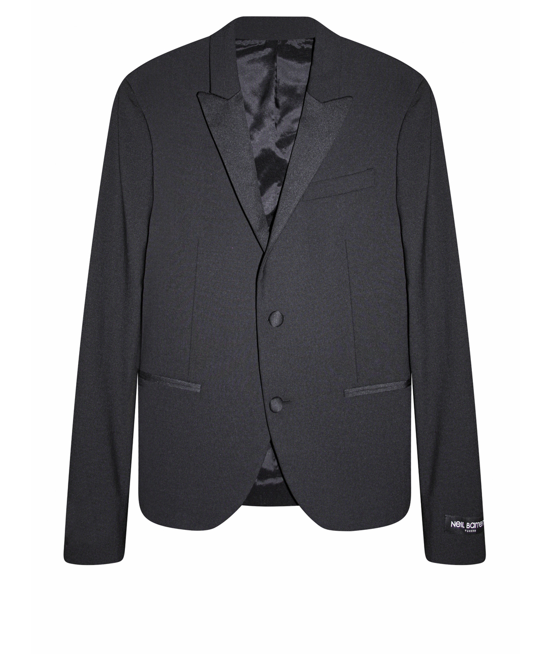 NEIL BARRETT Черный шерстяной пиджак, фото 1