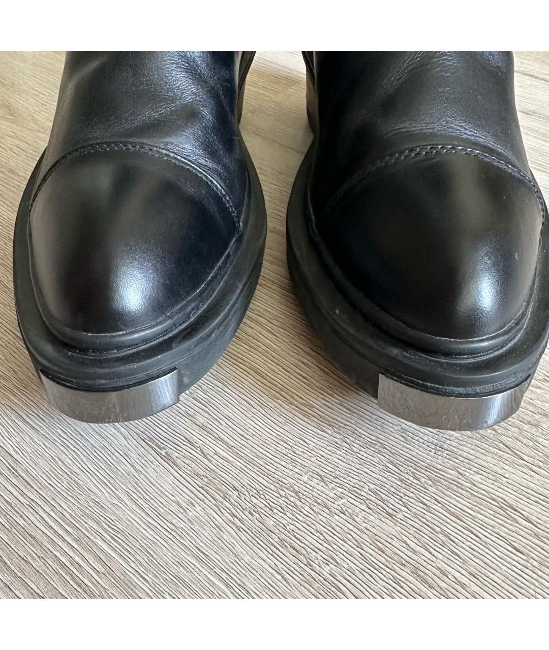 Eytys Черные кожаные ботинки, фото 8