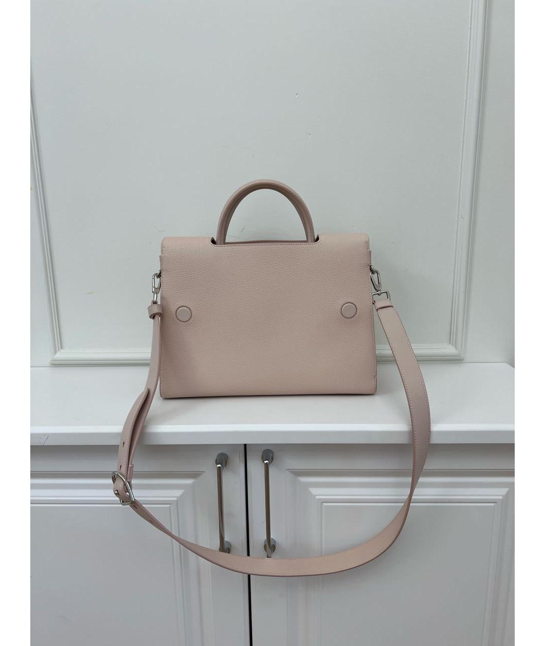 CHRISTIAN DIOR Розовая кожаная сумка тоут, фото 2