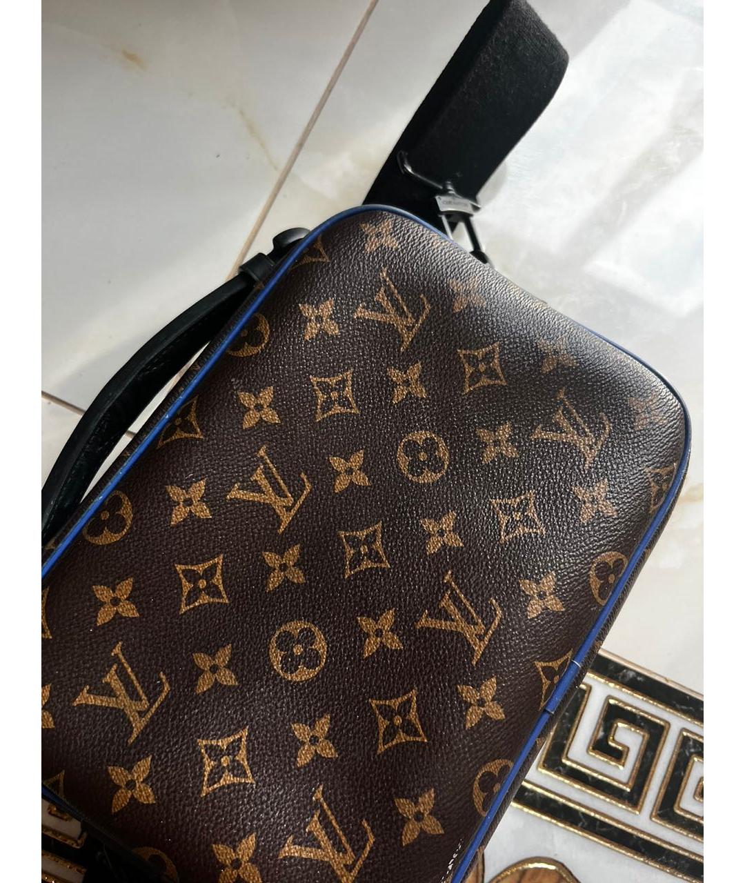 LOUIS VUITTON PRE-OWNED Коричневая сумка на плечо, фото 2