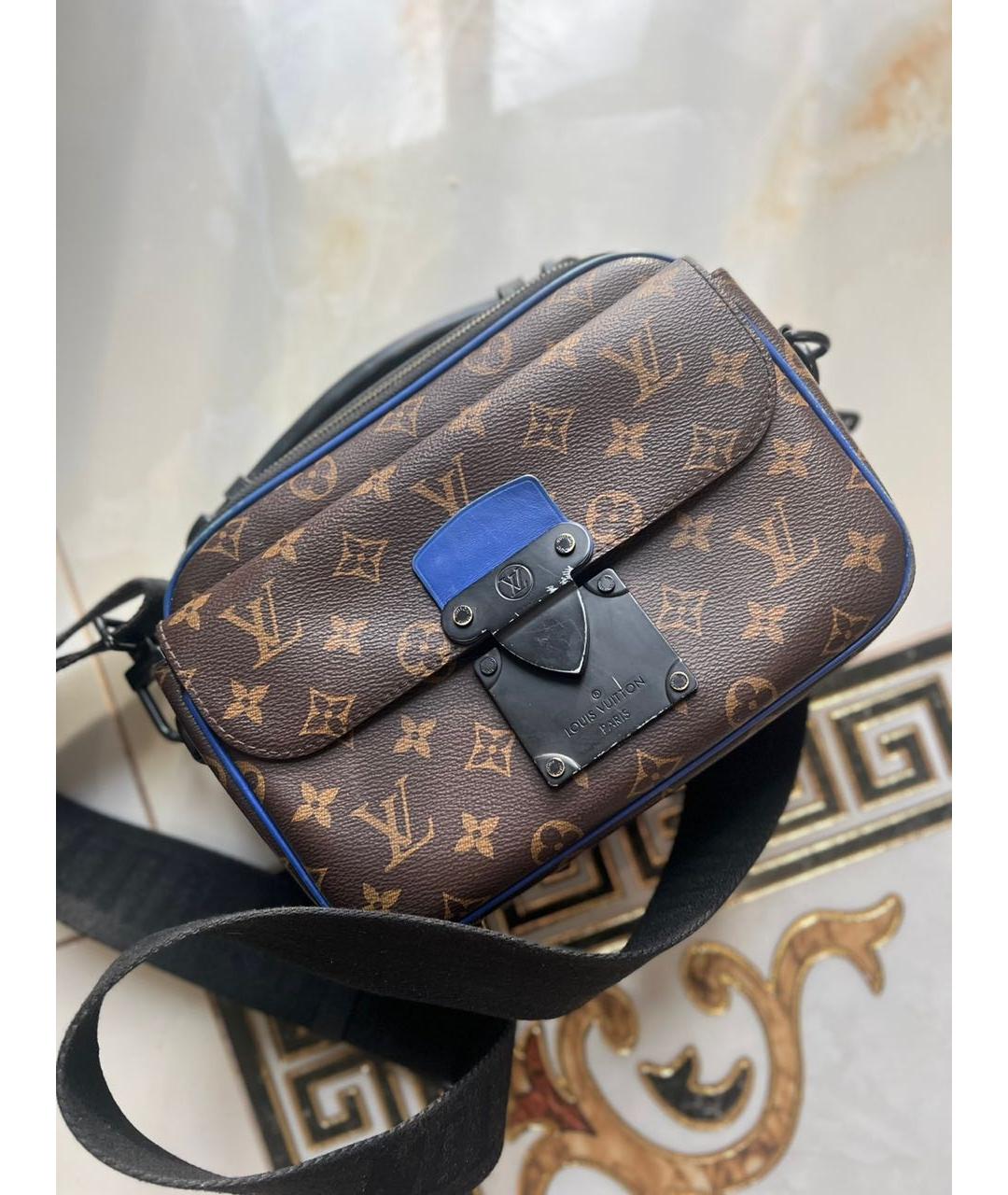 LOUIS VUITTON PRE-OWNED Коричневая сумка на плечо, фото 6