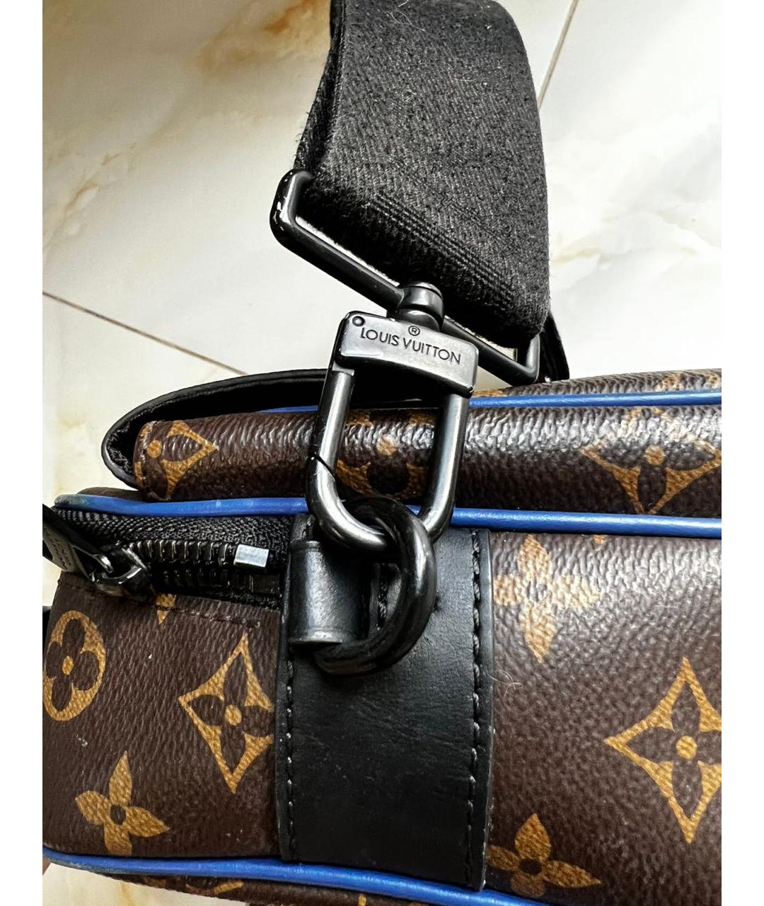 LOUIS VUITTON PRE-OWNED Коричневая сумка на плечо, фото 4