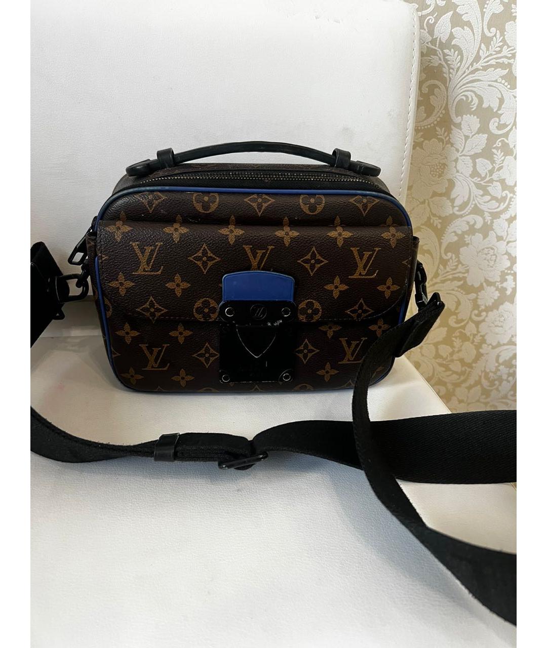 LOUIS VUITTON PRE-OWNED Коричневая сумка на плечо, фото 7