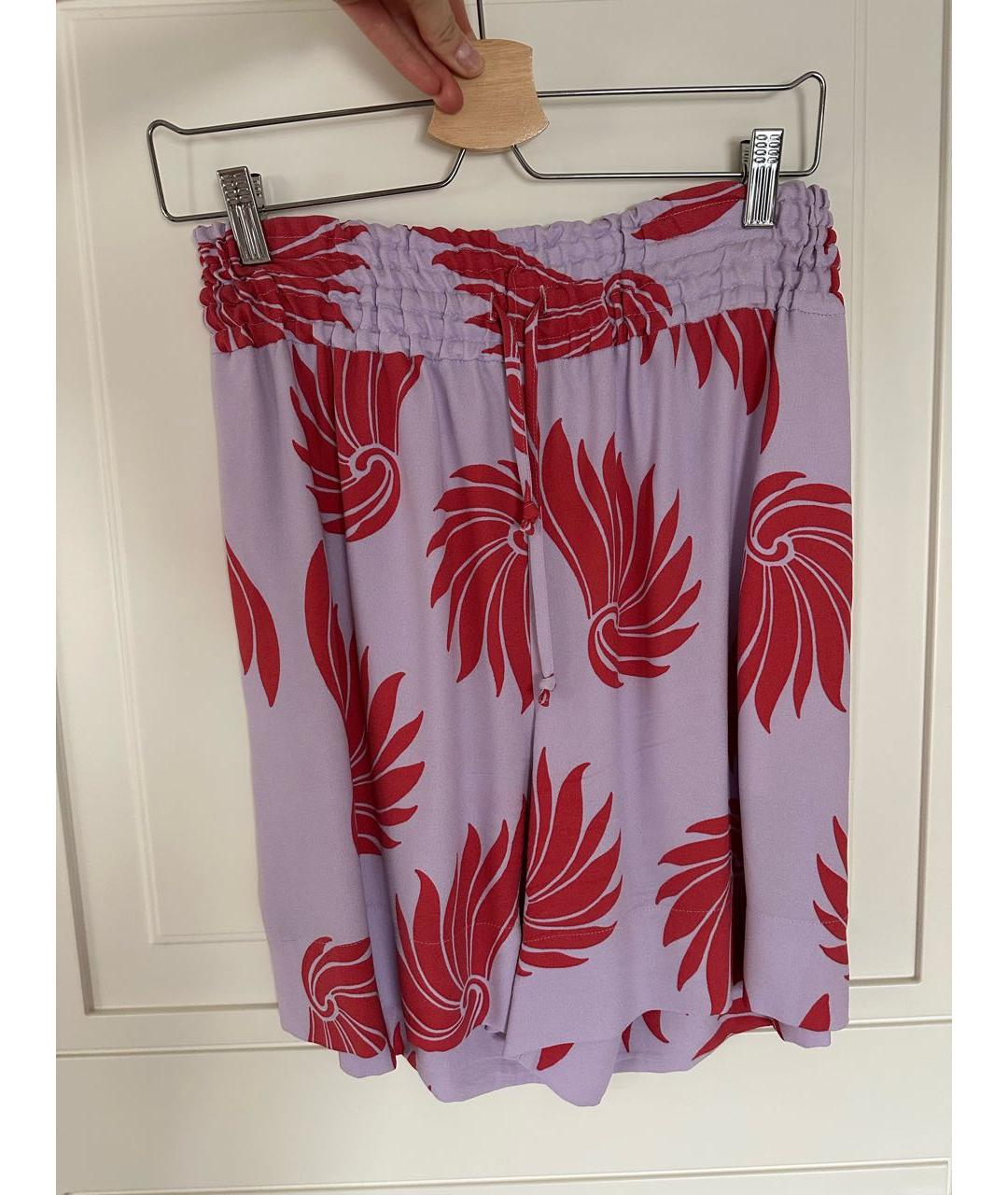 DRIES VAN NOTEN Фиолетовый вискозный костюм с брюками, фото 2