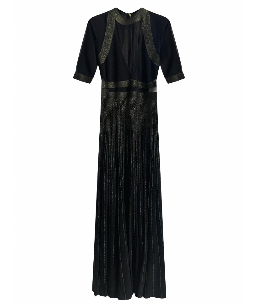 ELIE SAAB Черное вискозное вечернее платье, фото 1