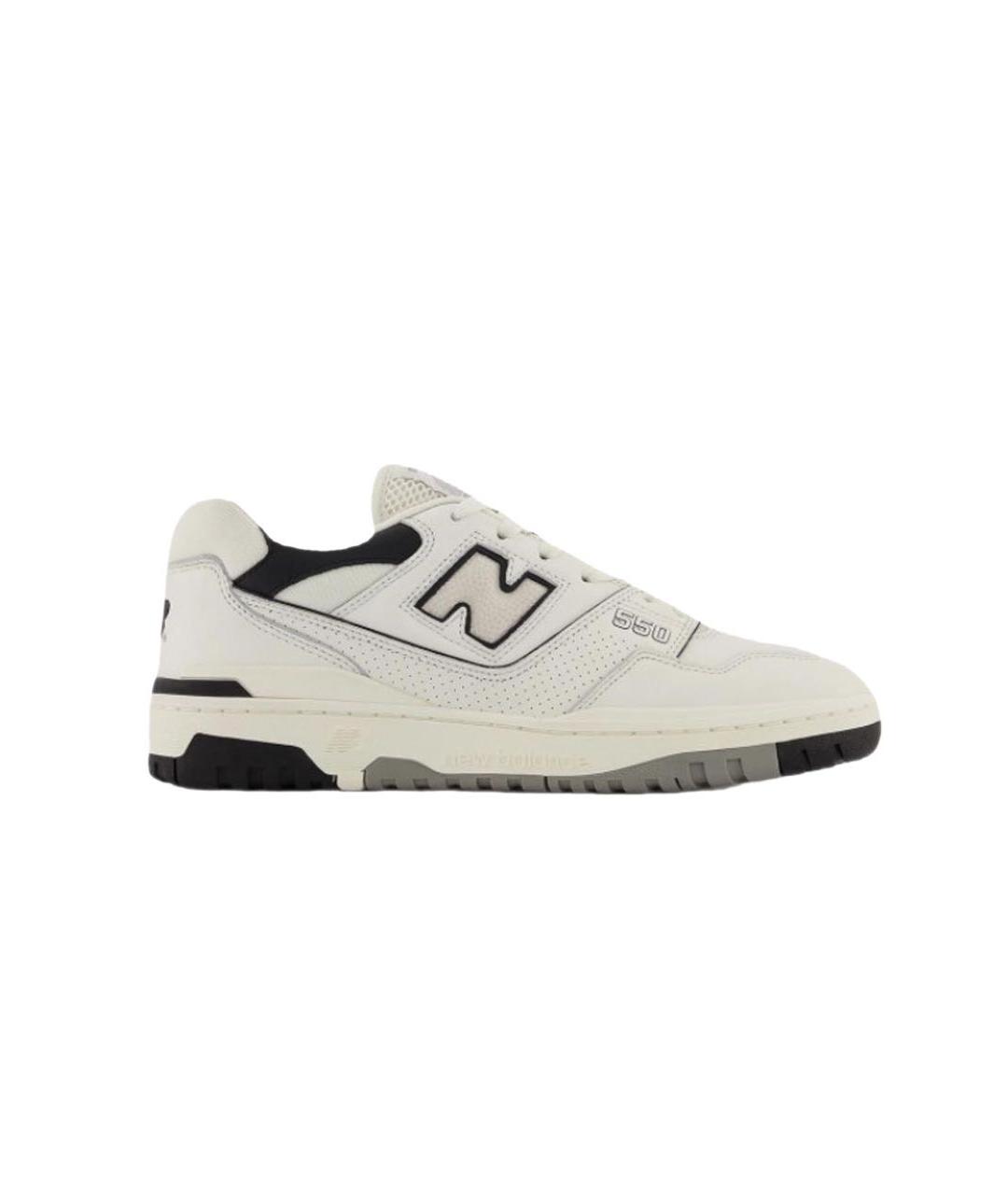 NEW BALANCE Бежевые кроссовки из искусственной кожи, фото 1