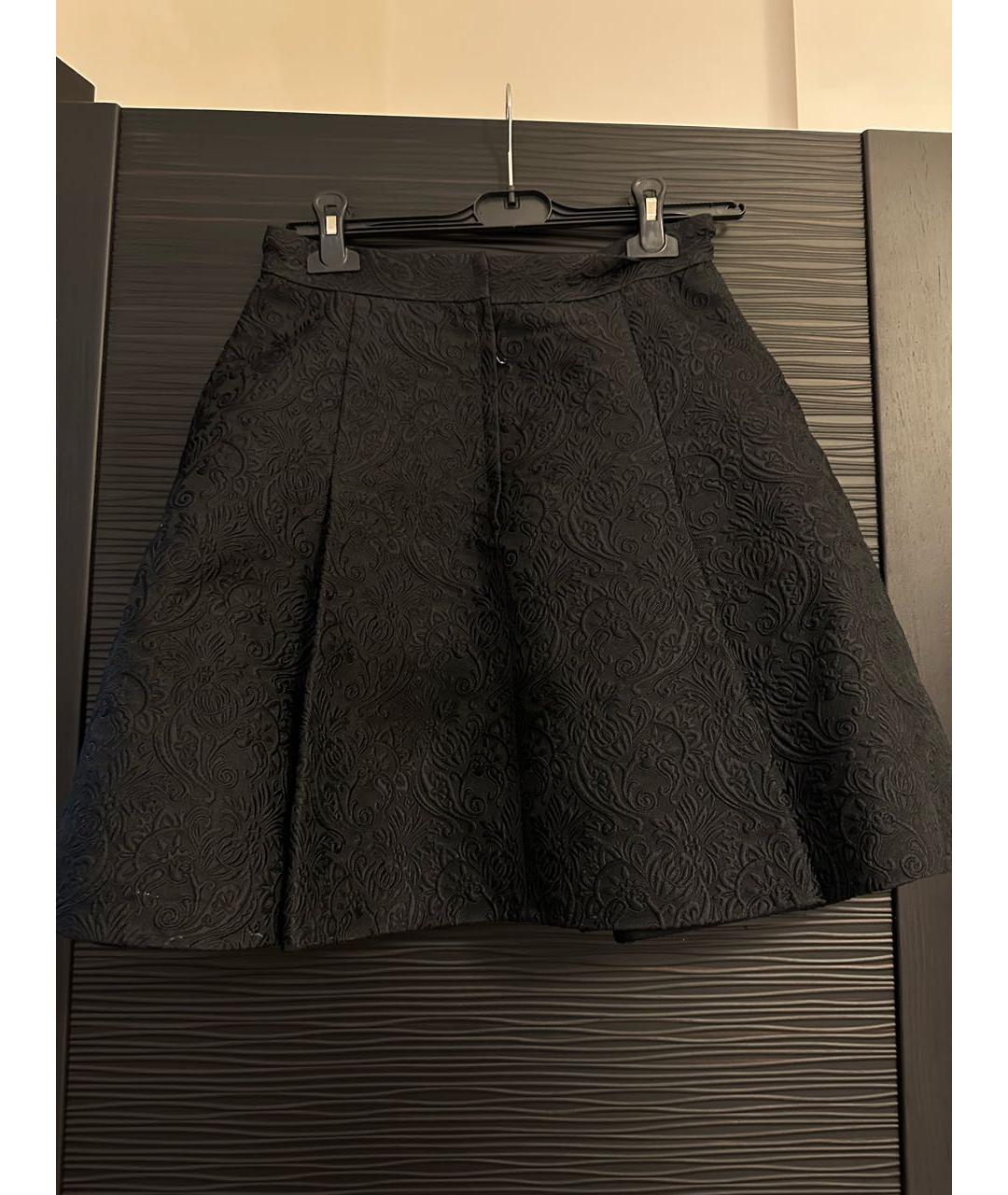 DOLCE&GABBANA Черный хлопковый костюм с юбками, фото 7