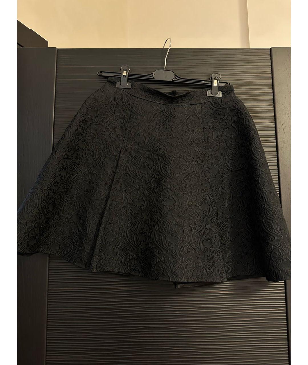 DOLCE&GABBANA Черный хлопковый костюм с юбками, фото 2