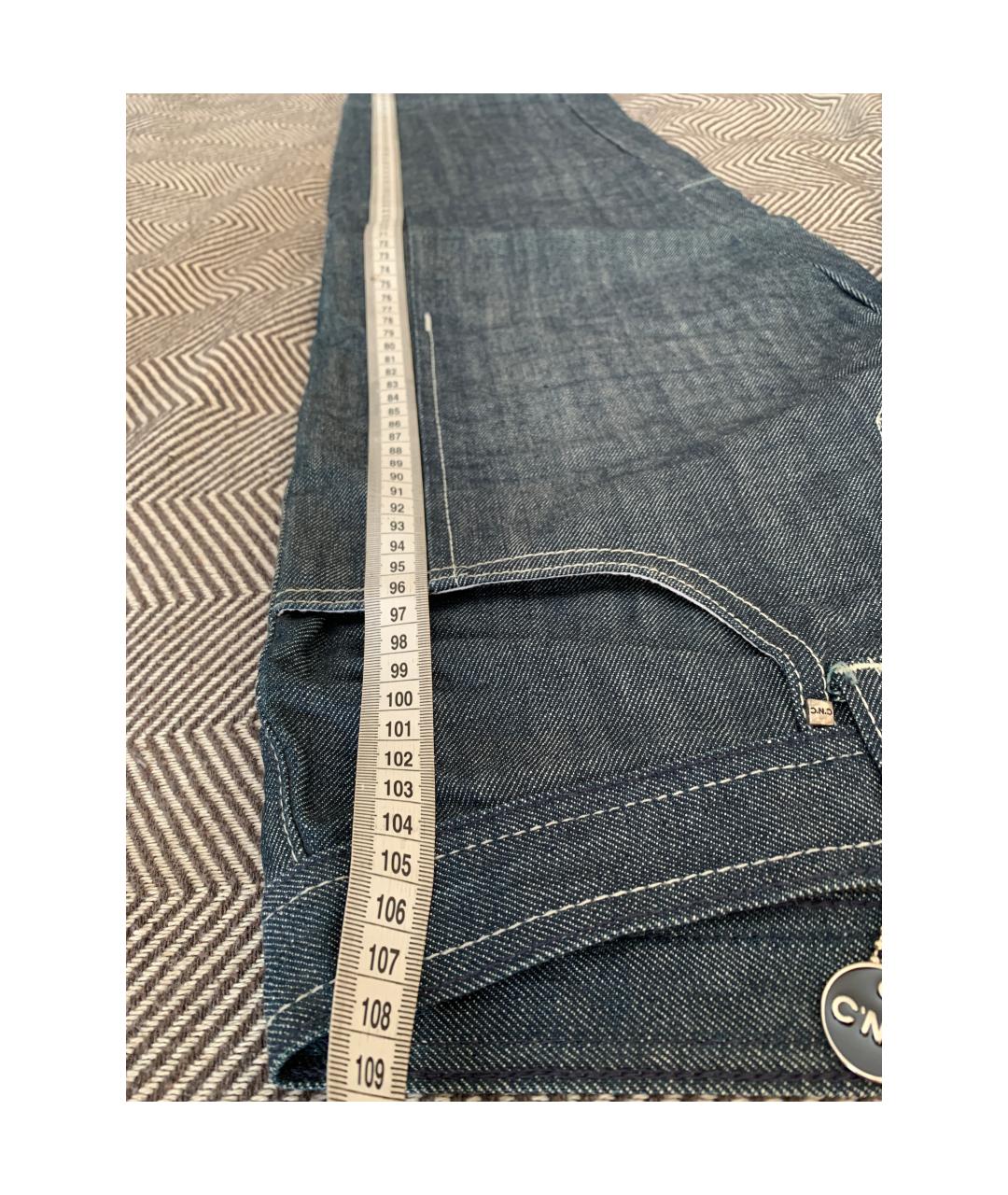 COSTUME NATIONAL Серые хлопковые прямые джинсы, фото 5