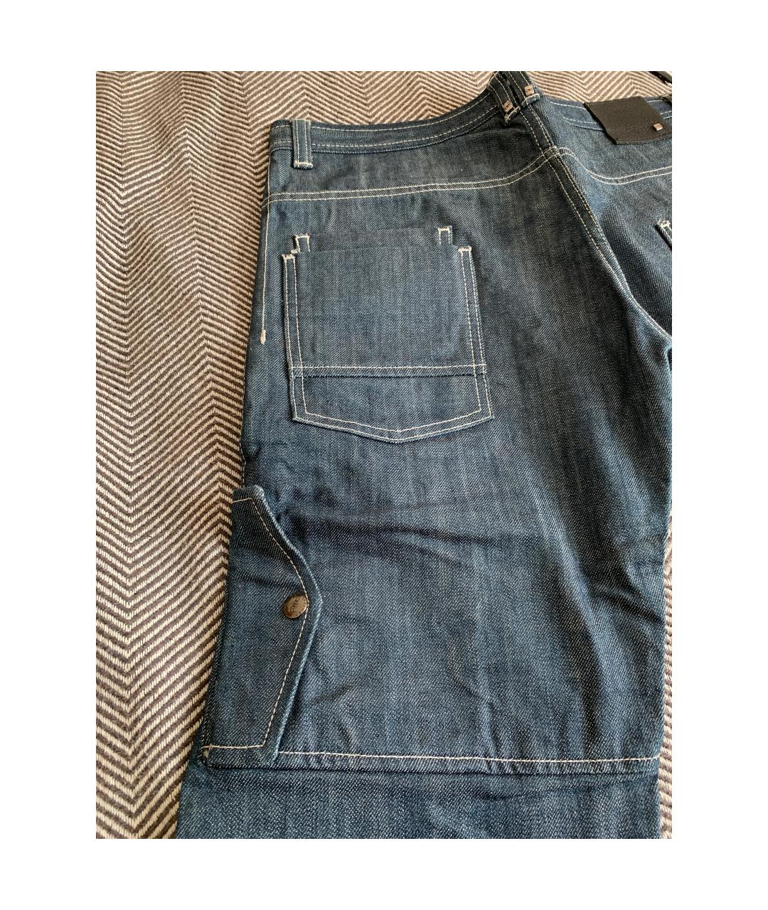 COSTUME NATIONAL Серые хлопковые прямые джинсы, фото 8