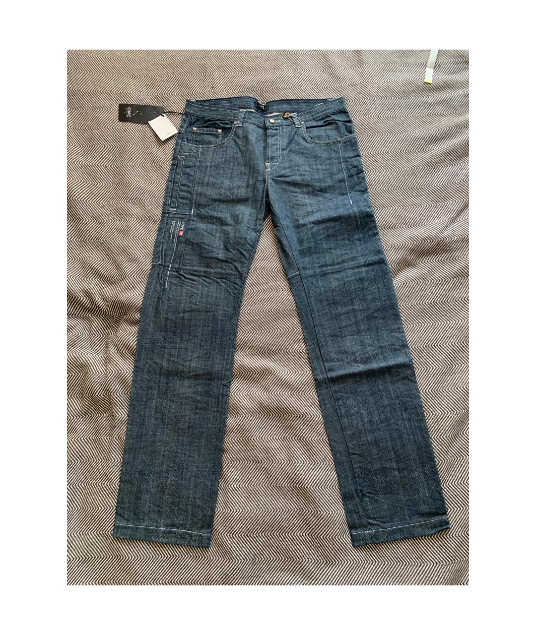 COSTUME NATIONAL Серые хлопковые прямые джинсы, фото 9