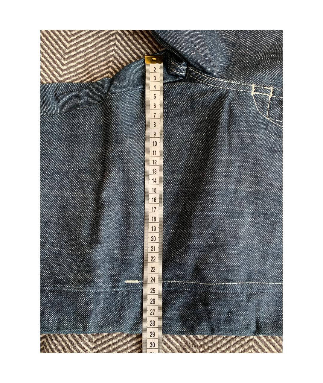 COSTUME NATIONAL Серые хлопковые прямые джинсы, фото 4