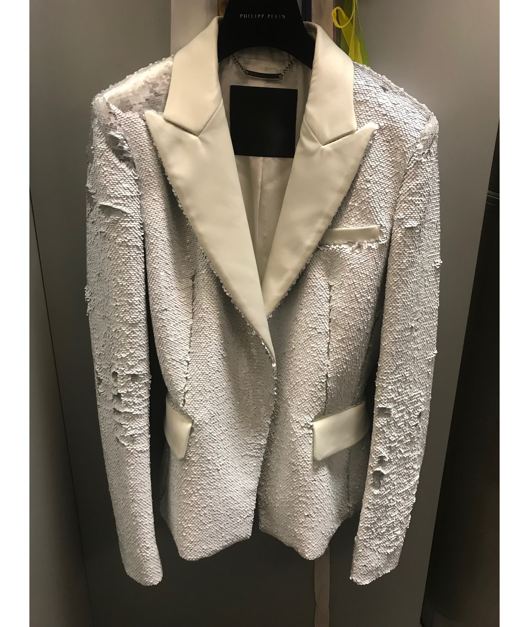 PHILIPP PLEIN Белый полиамидовый жакет/пиджак, фото 6