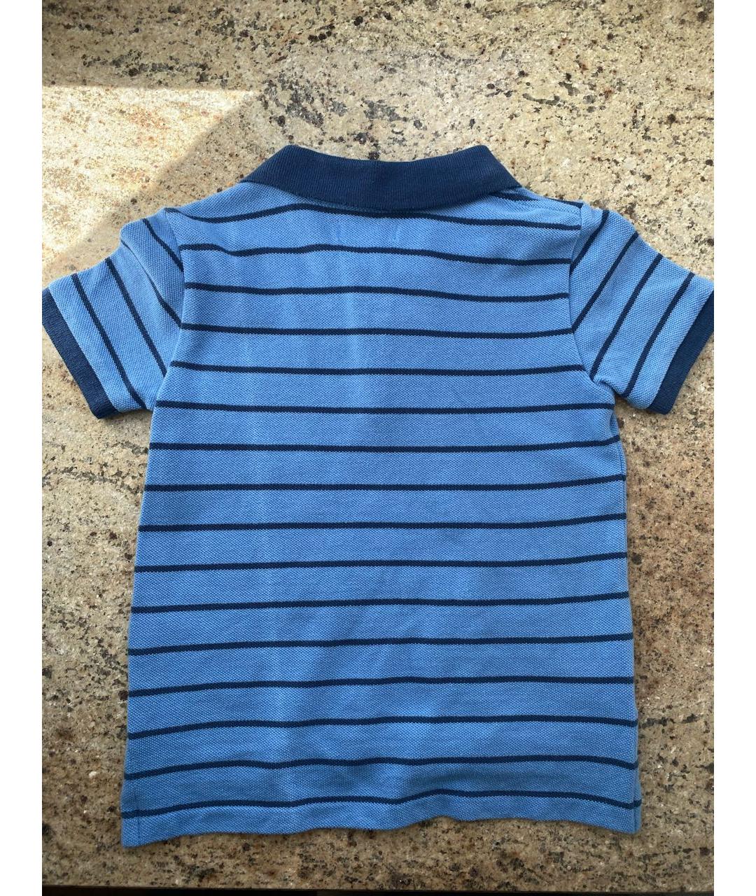 RALPH LAUREN Синяя хлопковая детская рубашка, фото 2