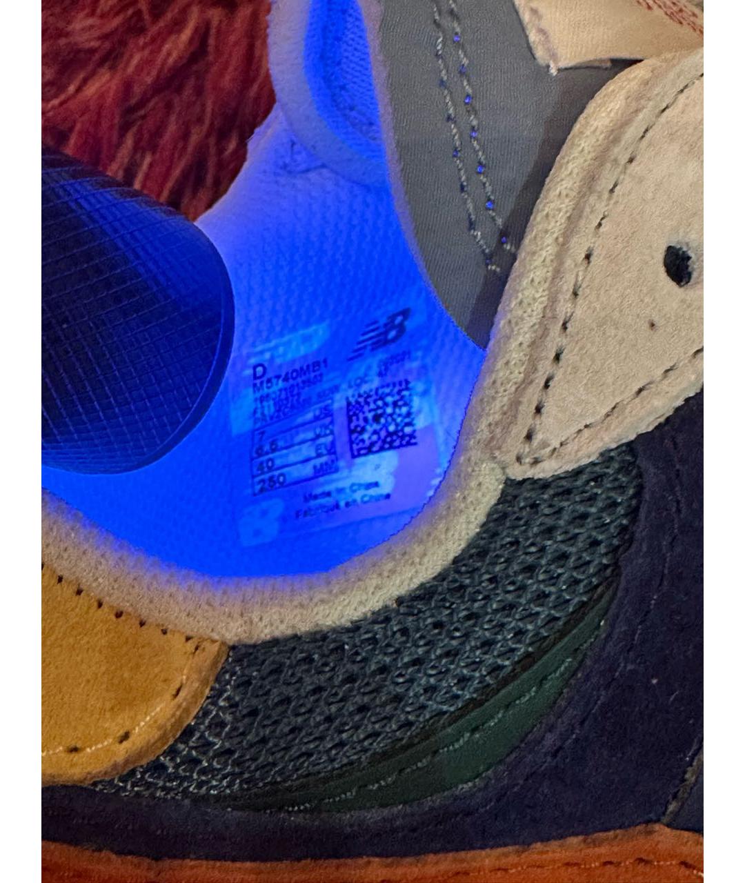 NEW BALANCE Белые кожаные кроссовки, фото 6