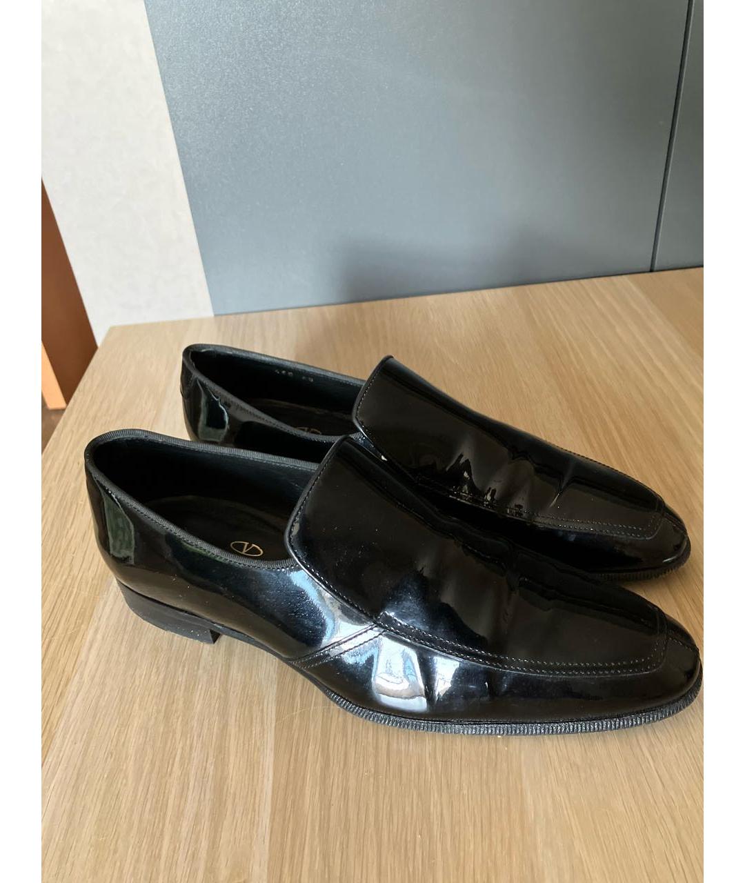 VALENTINO Черные туфли из лакированной кожи, фото 8