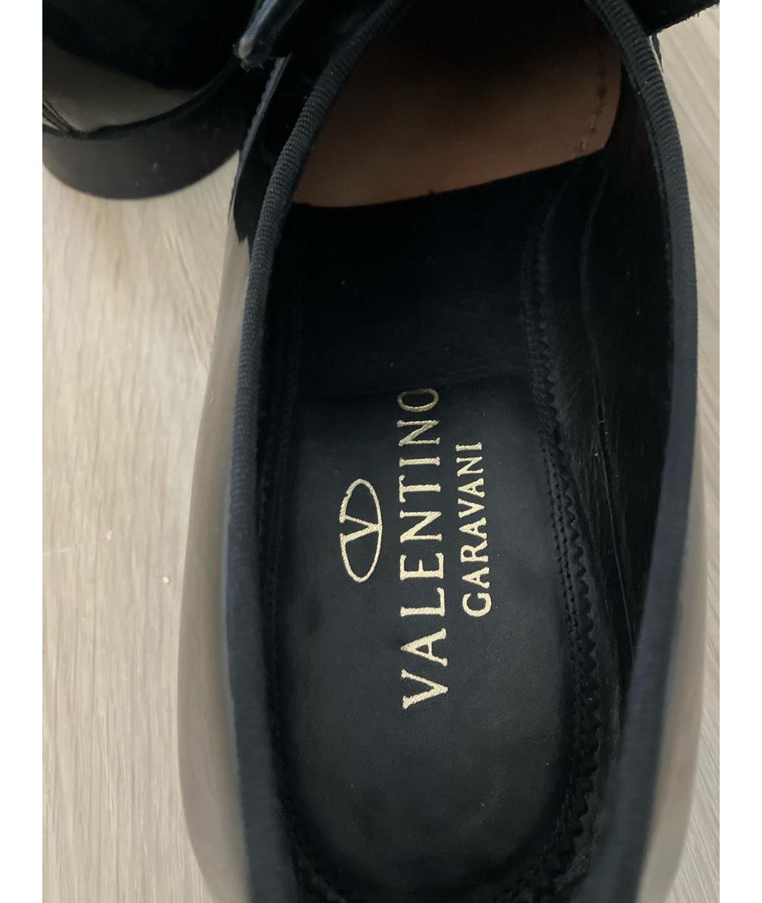 VALENTINO Черные туфли из лакированной кожи, фото 7