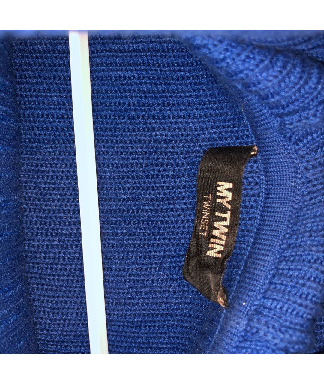 TWIN-SET Синий джемпер / свитер, фото 5