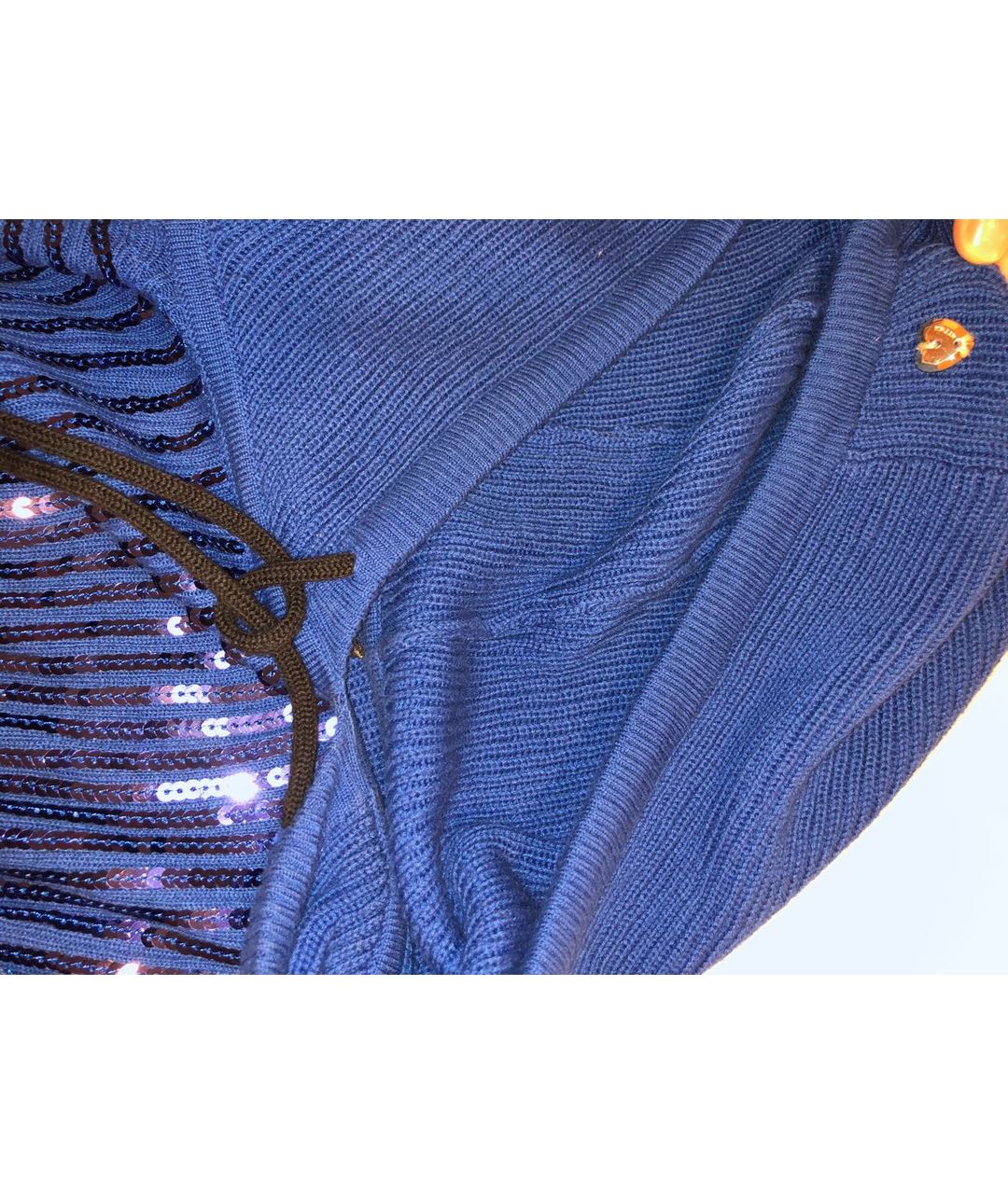 TWIN-SET Синий джемпер / свитер, фото 7