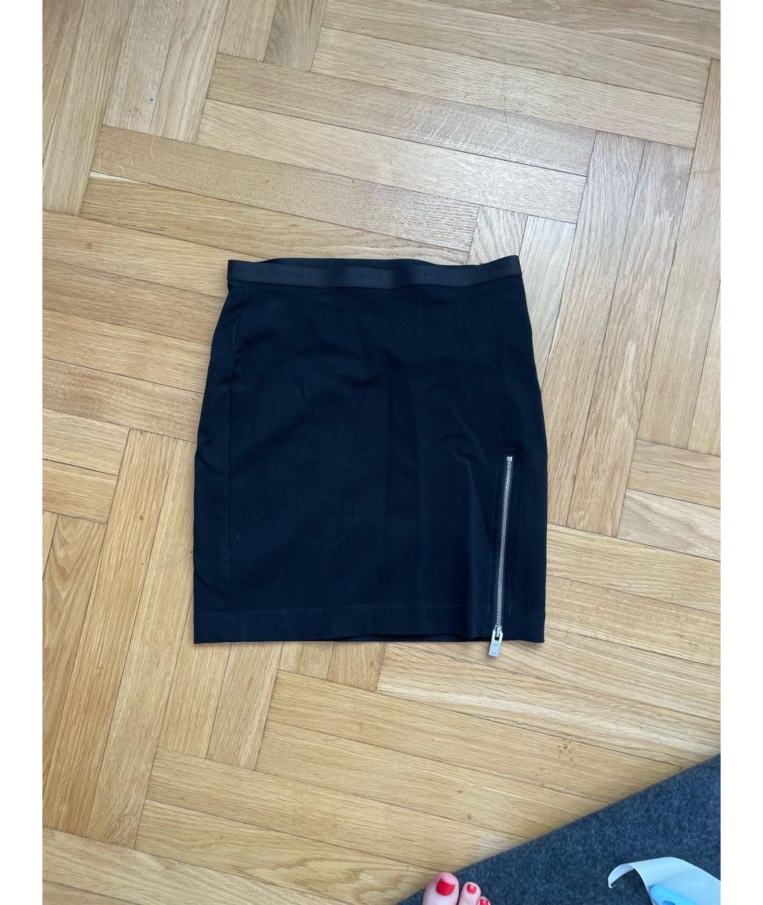 1017 ALYX 9SM Черная полиэстеровая юбка мини, фото 6
