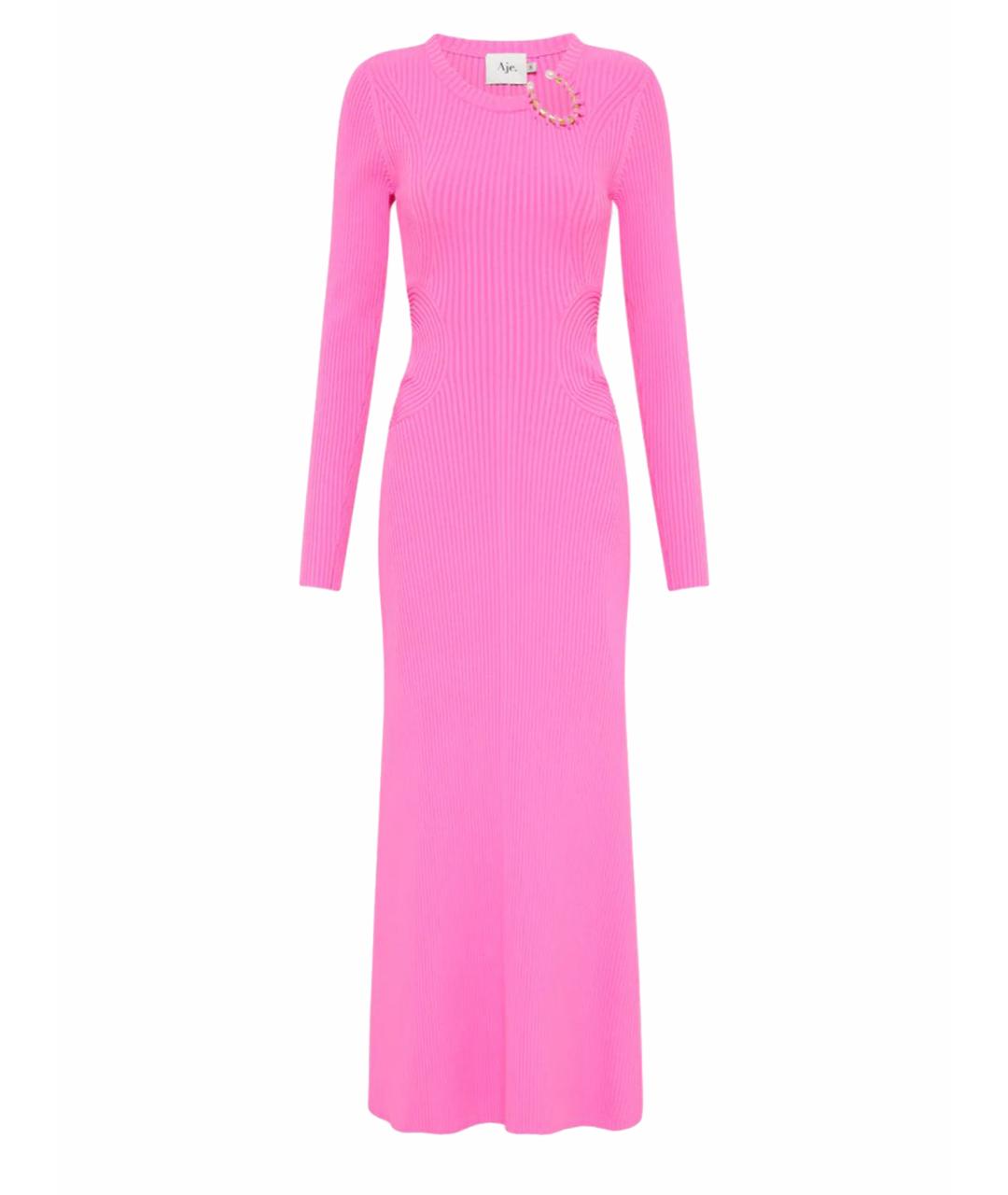 AJE Розовое вискозное повседневное платье, фото 1