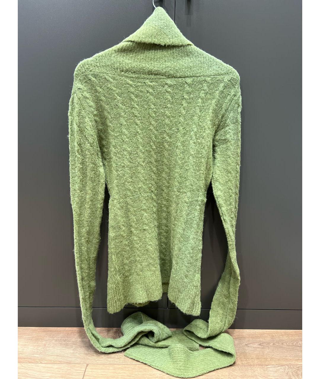 JACQUEMUS Зеленый шерстяной джемпер / свитер, фото 2