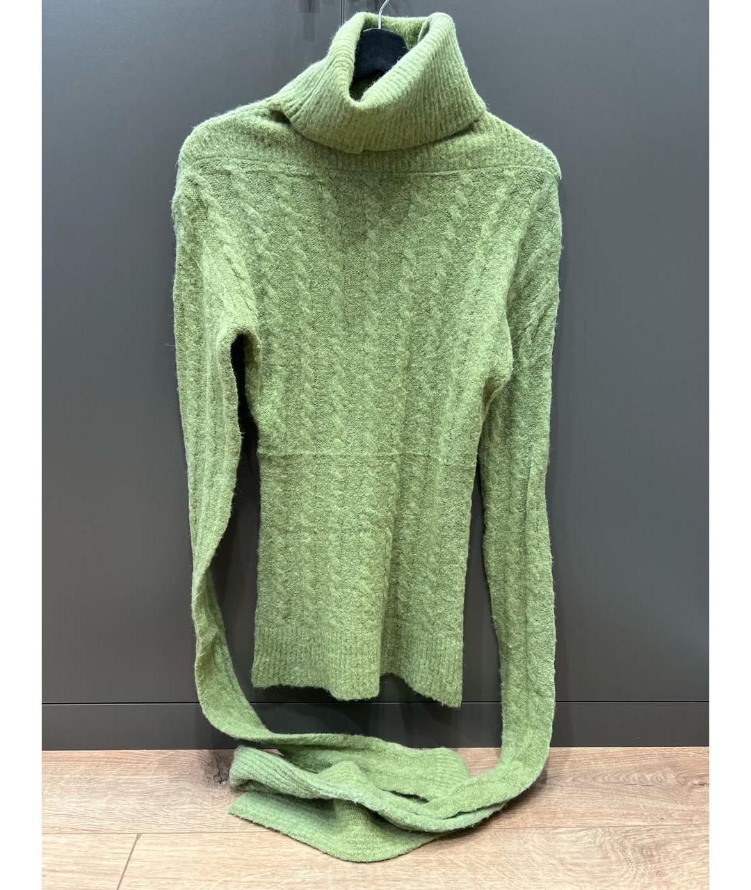 JACQUEMUS Зеленый шерстяной джемпер / свитер, фото 6