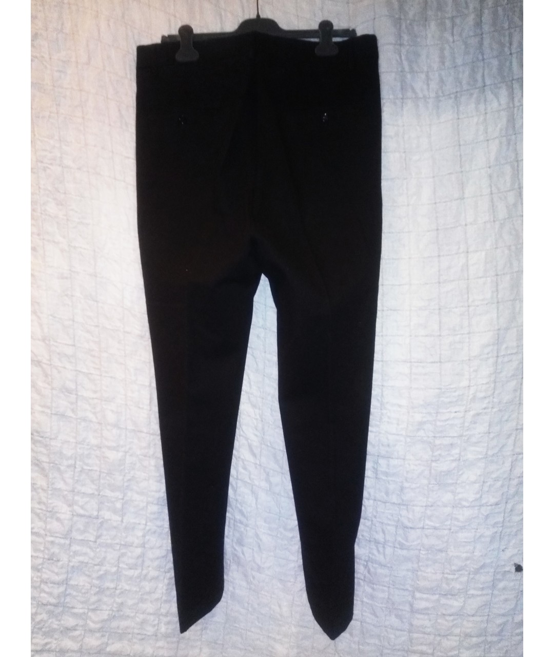 RICK OWENS Черные хлопковые брюки чинос, фото 4